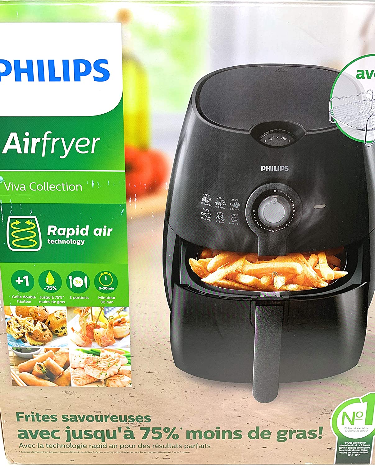Philips Black Air Fryer at